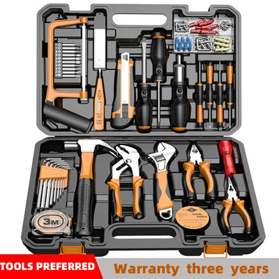 Complete Tools Set Hand Tools Complete Toolbox Mechanical workshop Electrician Woodworking Screwdriver multimeter multitool Tool