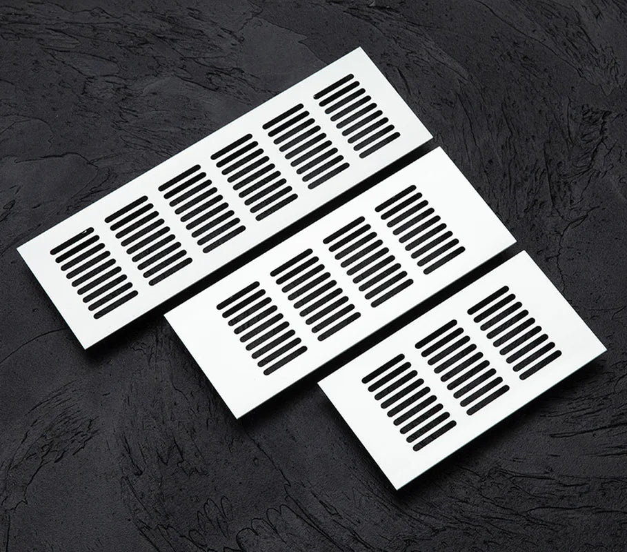 50/60/80mm Square Ventilation Grille Aluminum Alloy Air Vent Web Plate with Perforated Sheet Design Vents Perforated Sheet