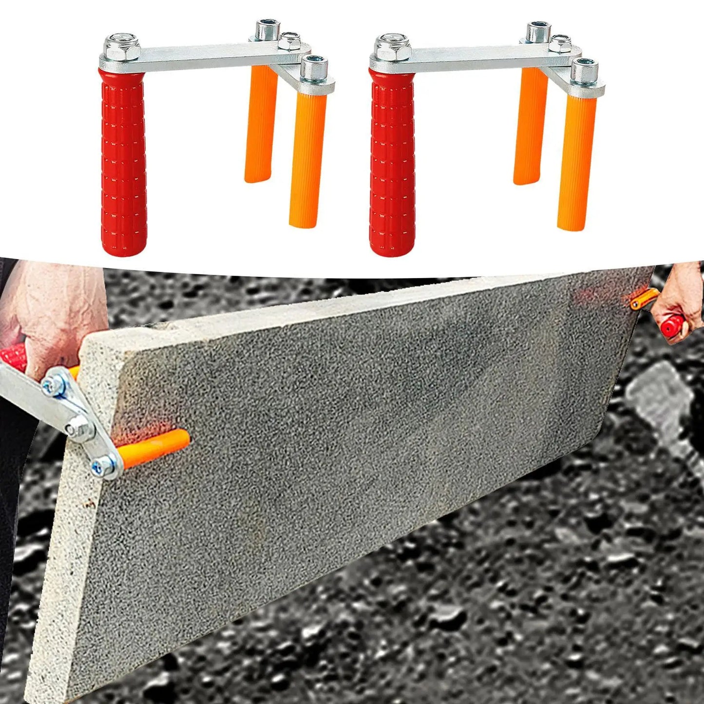 2 Piezas Elevador de Placas de Yeso Transportador de Paneles con Agarre Cómodo Antideslizante Herramienta de Elevación para Transporte