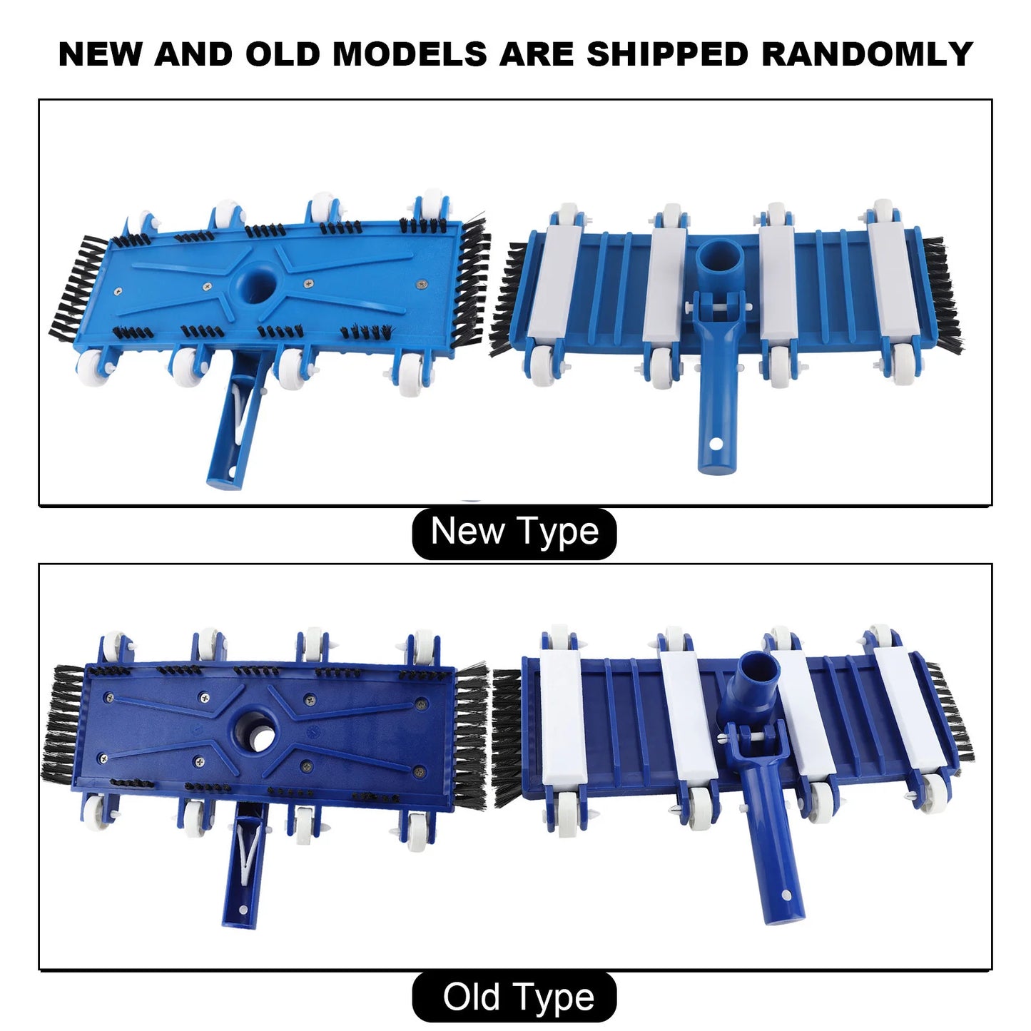 Schwimmbad-Saugbürste, robuste Pool-Saugkopf für Fischteiche