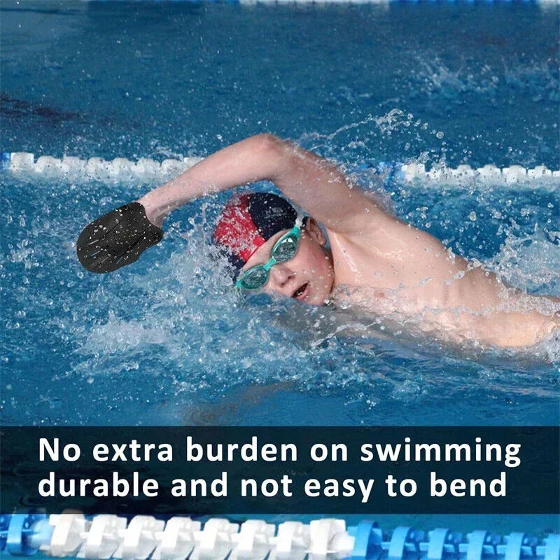 Swimming Training Silicone Hand Web Protectors Adjustable Freestyle Hand Pu