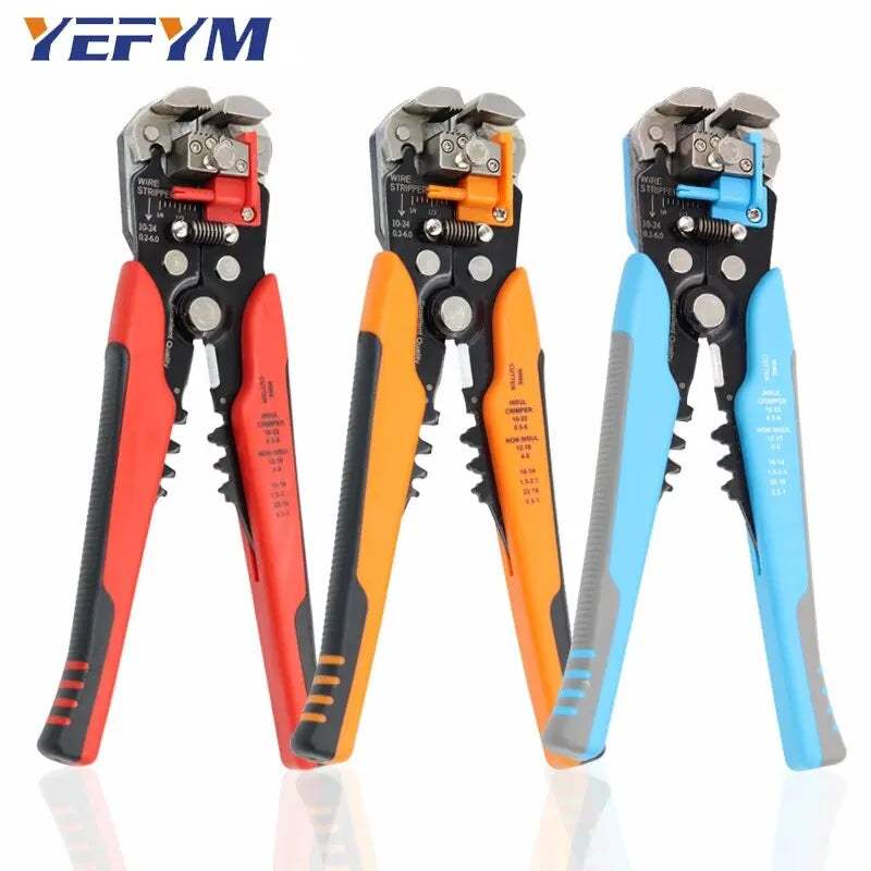 Outils à dénuder automatique YE-1 - Pince multi-outils 3 en 1 pour dénuder, couper et sertir les fils de câbles