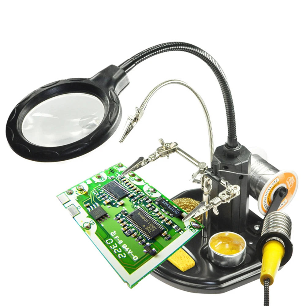 Welding Soldering Magnifier with PCB Holder