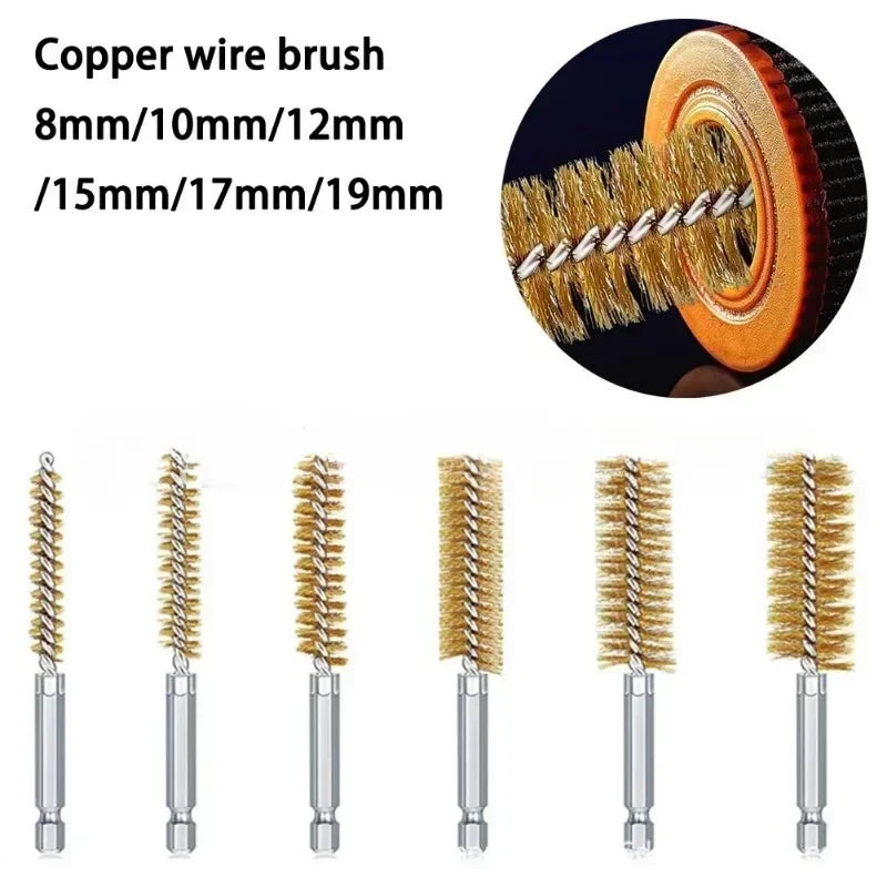 Ensemble de brosses de nettoyage pour machines à tubes métalliques - Indispensable pour l'industrie