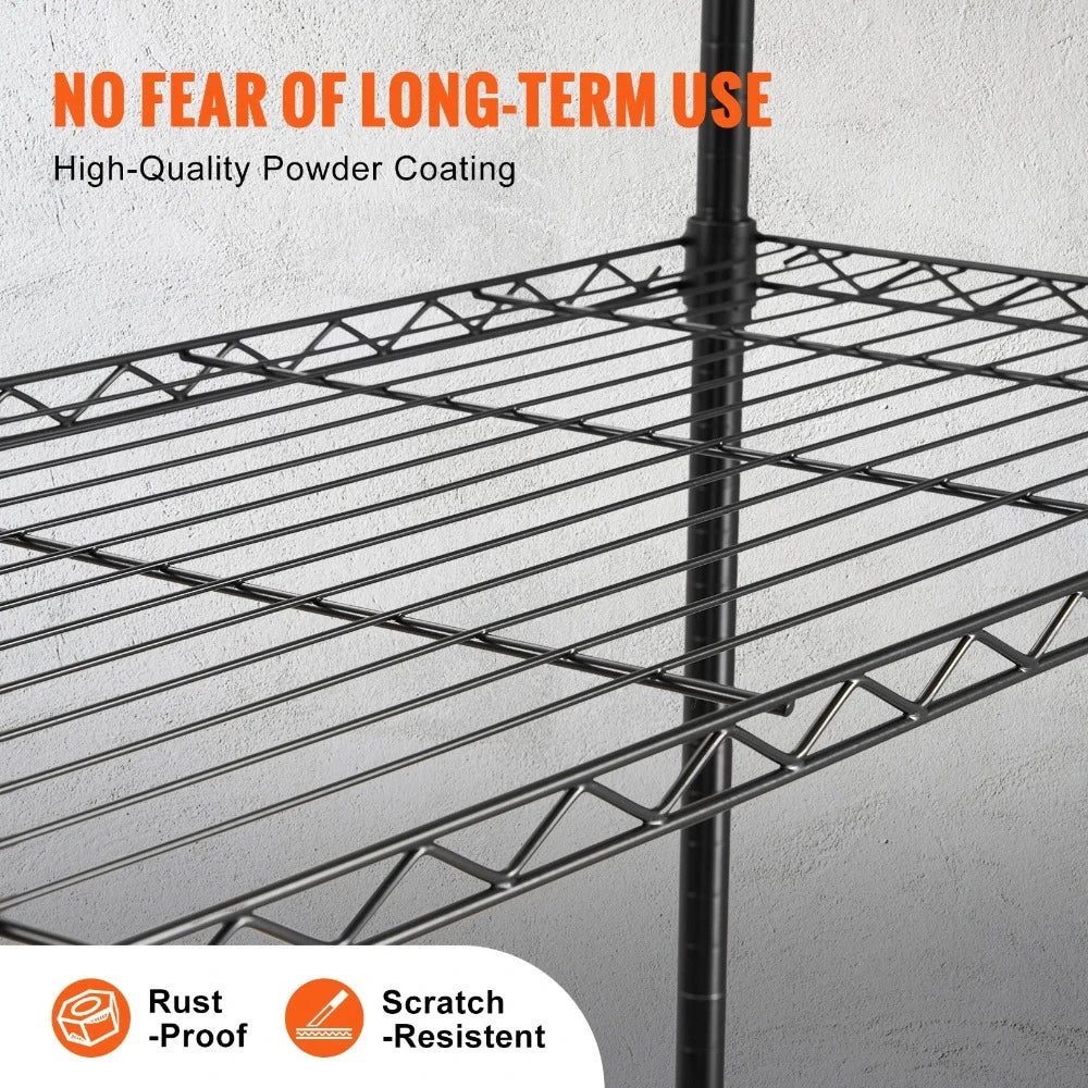 4 Layers Storage Shelf Ladder Shelving Stair High Shelf Unit Bookshelf For Kitchen Warehouse Commercial Space Racks
