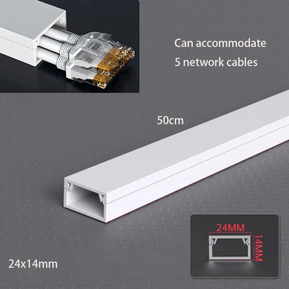 TV-Kabelmanagement, Kabelversteck für die Wand, Kabel-Organizer, Kabelkanal-Set, Kabelverdecksystem, Kabelabdeckungen, PVC-Kabelkanal