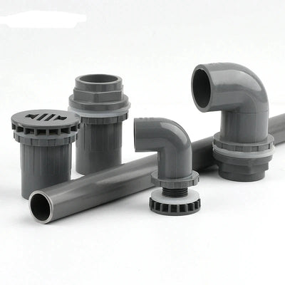 PVC-Rohr 90 ° Winkelstück Direktverbinder Aquarium Überlauf Gelenke Garten Bewässerung Einlass Auslass Ablauf Fitting