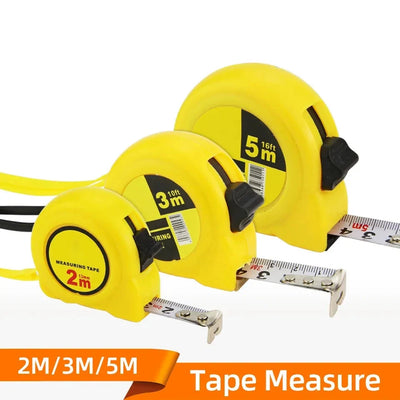 Cinta Métrica de 2M 3M 5M Regla Métrica de Acero Herramienta de Medición de Distancia Metro Regla Cinta de Acero Longitud Herramientas de Medición de Metal