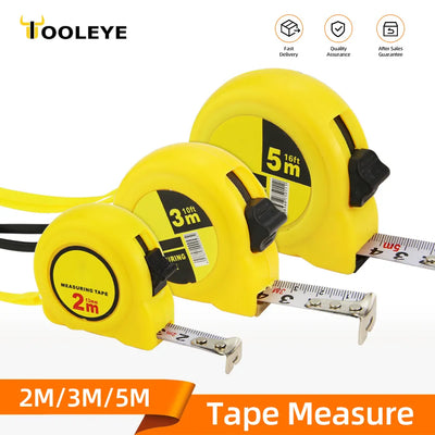 2M 3M 5M Tape Measure Metric Steel Measuring Ruler Distance Measuring Tool Meter Ruler Steel Tape Length Metal Measuring Tools