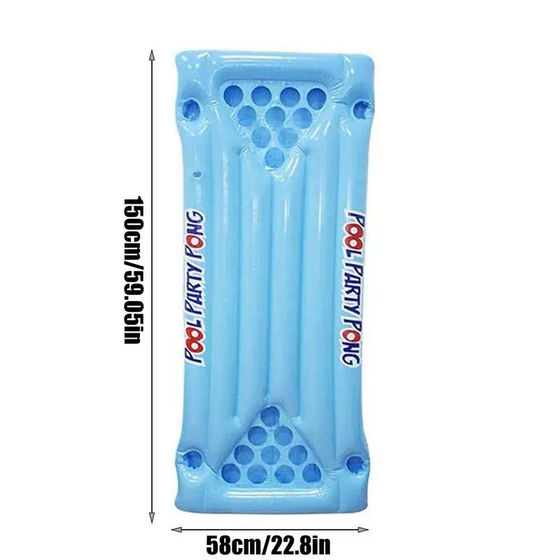 Beach Floating Pingpong Raft ¨C Inflatable Pool Pong Table