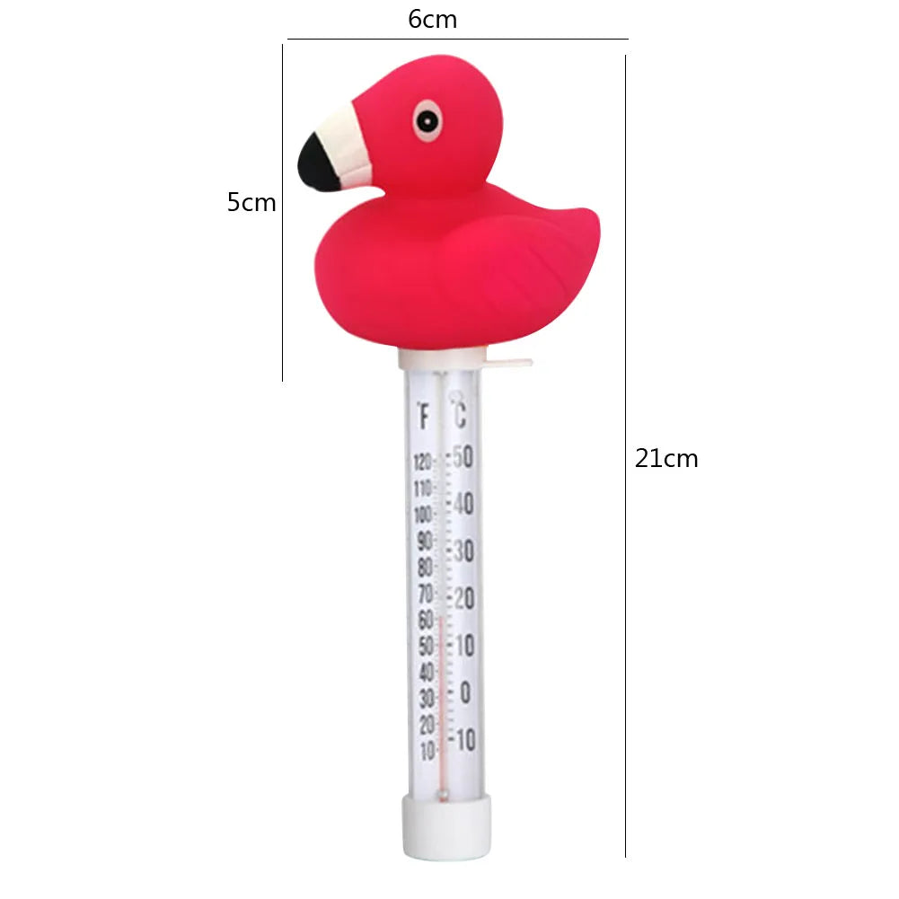Cartoon Pattern Pool Water Temperature Meter Accurate Portable Swimming Pool Thermometer
