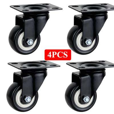 Heavy Duty Casters Rubber Wheels  Rollers For Furniture Wheel Caster Wheels 360 Degrees Caster Wheel Industrial With Brake Offic