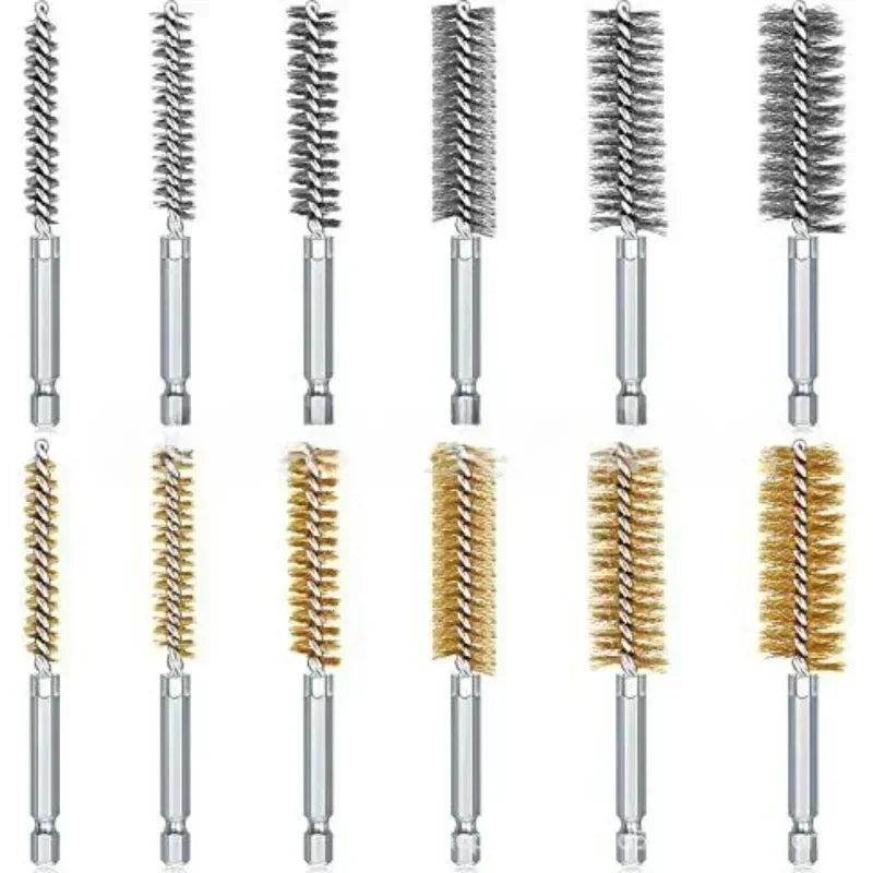 Ensemble de brosses de nettoyage pour machines à tubes métalliques - Indispensable pour l'industrie
