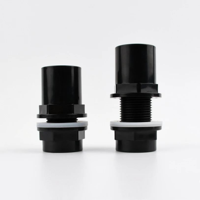 PVC Connecteurs de Tuyaux Drainage Aquarium Entrée Sortie Raccords Irrigation de Jardin