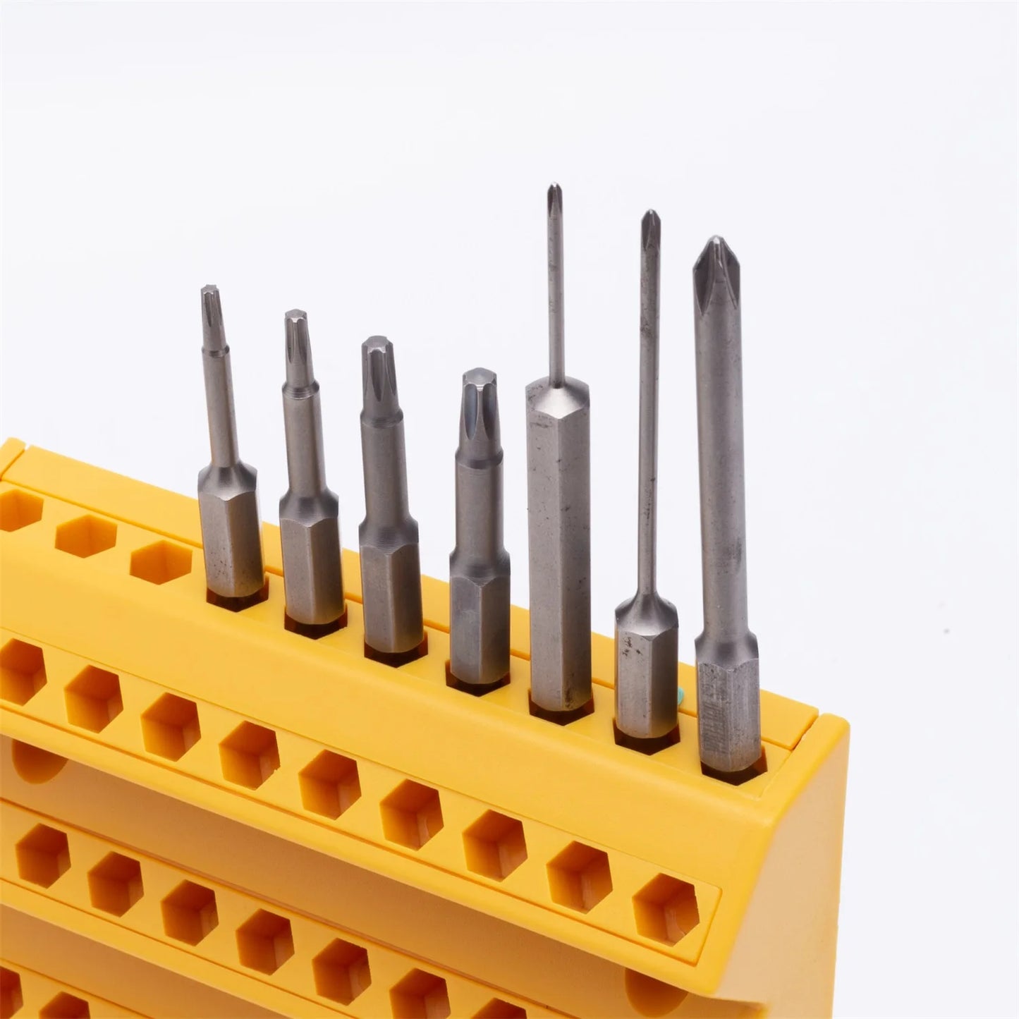 70 emplacements Organisateur d'embouts de tournevis hexagonaux Support d'embouts hexagonaux Rangement d'embouts de perceuse Porte-outil de fraiseuse Porte-embouts de perceuse