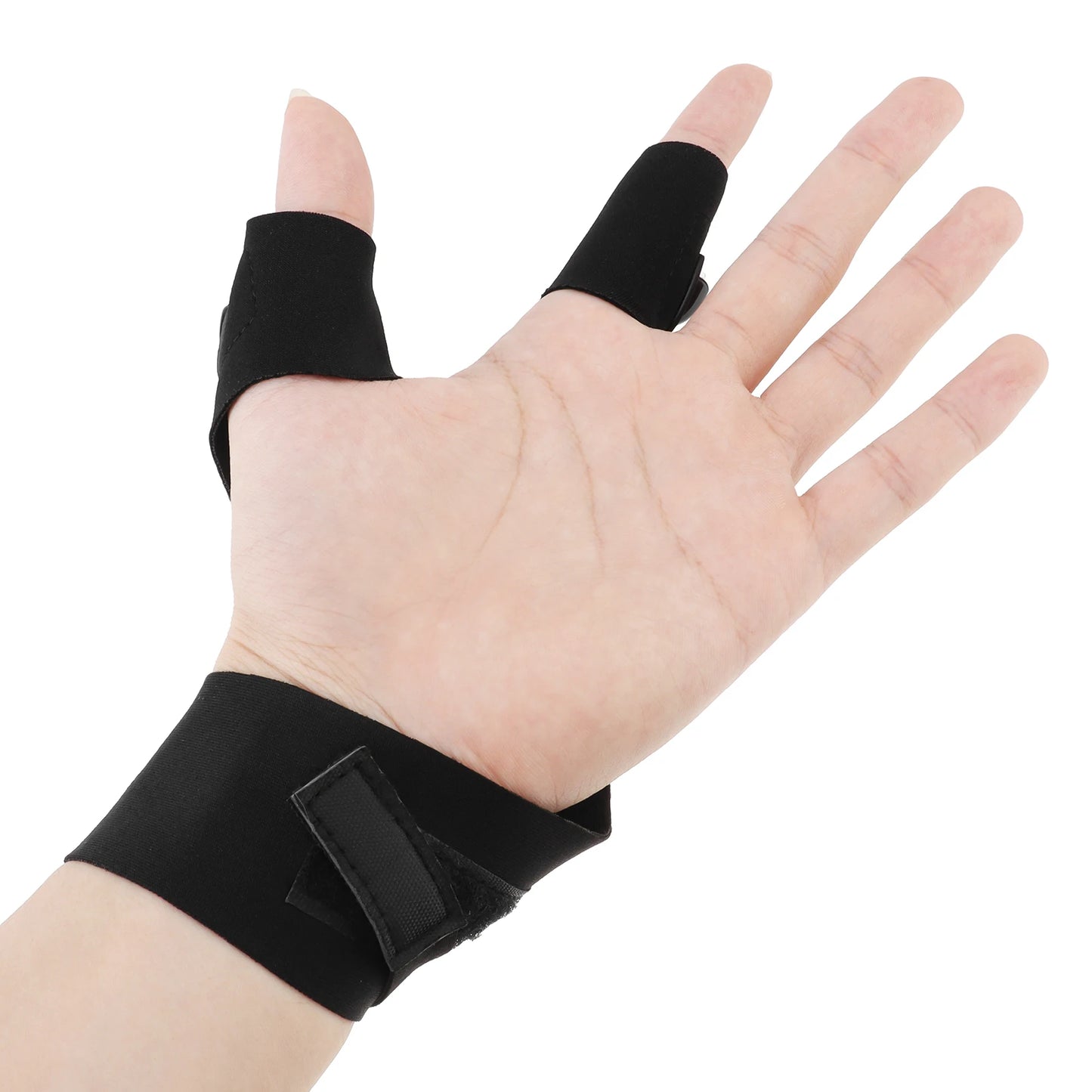 Guanti Elasticizzati in Cotone a Mezze Dita con Torcia LED per Riparazioni Domestiche Notturne