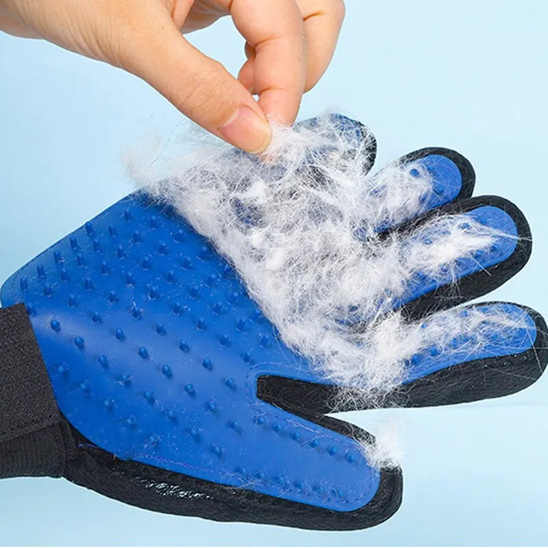 Guanti in Silicone per la Rimozione dei Peli di Cani e Gatti - Guanti da Toelettatura Resistenti