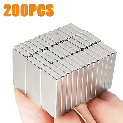 20-200Pcs Super Strong Neodymium Magnets 10/15/20mm X 5/10mm X 3mm N35 NdFeB Block Magnets Square Magnets Refrigerator Stickers