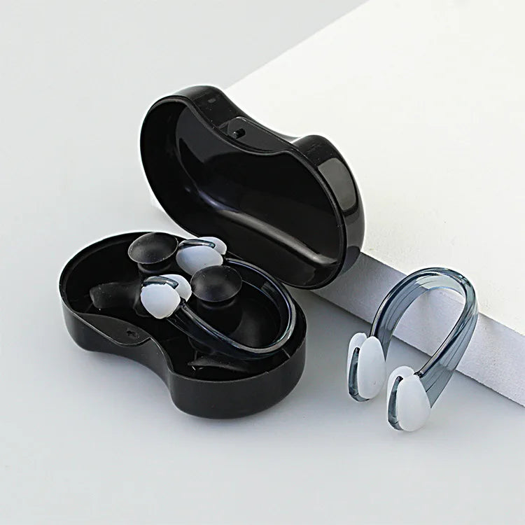 Ensemble de bouchons d'oreilles et pince-nez pour la natation