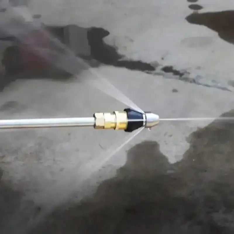 Buse de nettoyage d'égouts en acier inoxydable 5000PSI, haute pression, résistante à la Corrosion