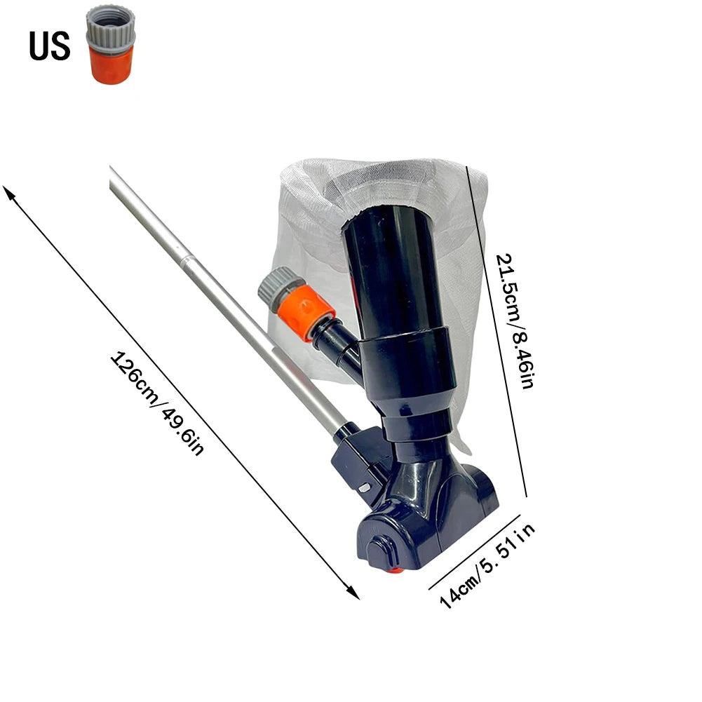 Kit de nettoyage de piscine avec aspirateur et filtre pour fond de piscine