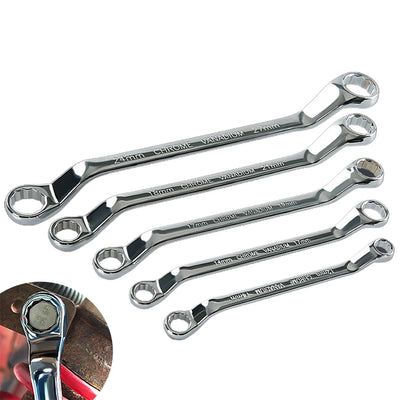 Double Box End Metric Wrench - Durable Chromium-Vanadium Steel