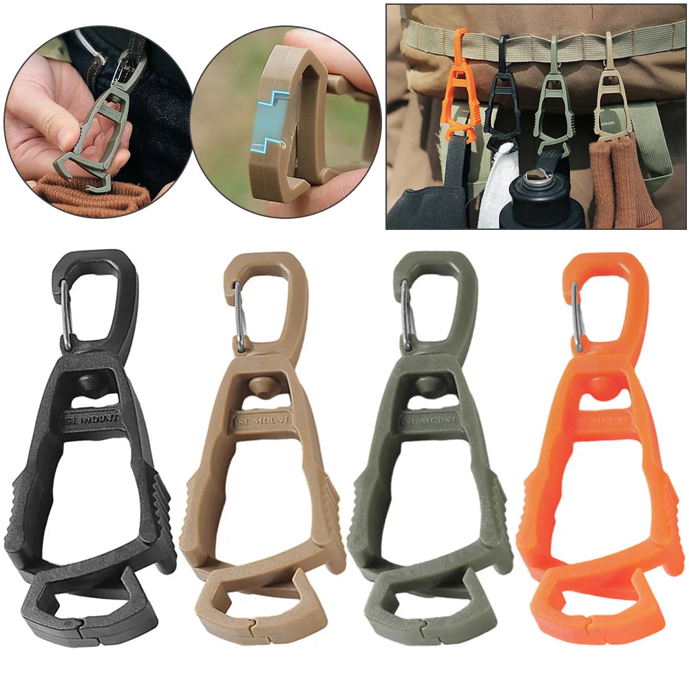 Pince à gants de sécurité Porte-gants Crochet à gants portable Crochet multi-usage Garde-gants de sécurité pour le travail en extérieur Camping