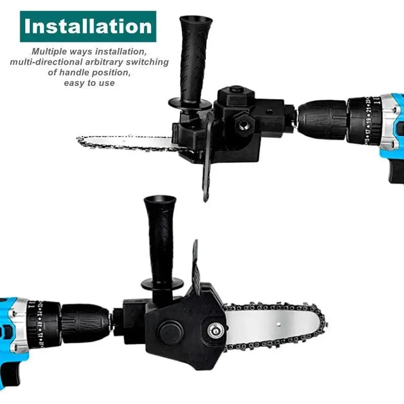 Kit de mini tronçonneuse sans fil – Portable, léger, opération à une main