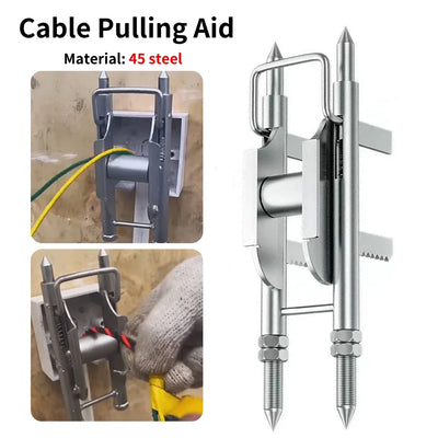 Ausilio Professionale per Tiraggio Cavi Macchina Tira Cavi Dispositivo Ausiliario per Tiraggio Elettricista Strumenti per Filettatura Cavi