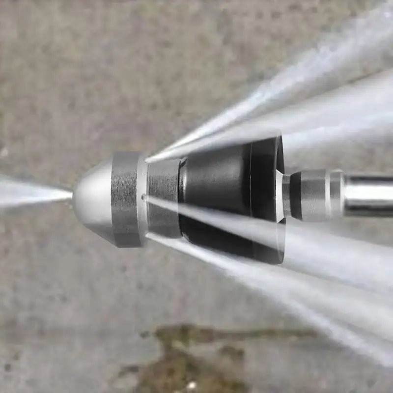 Buse de nettoyage d'égouts en acier inoxydable 5000PSI, haute pression, résistante à la Corrosion