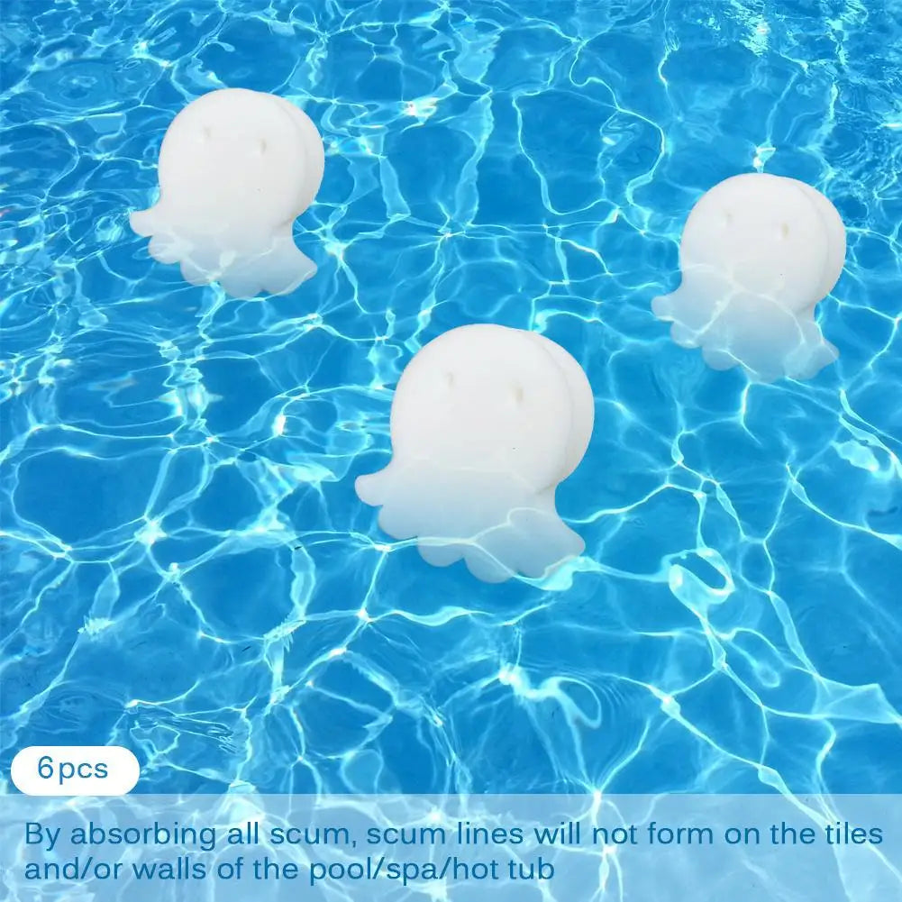 Éponge filtrante absorbante d'huile Octopus pour piscine