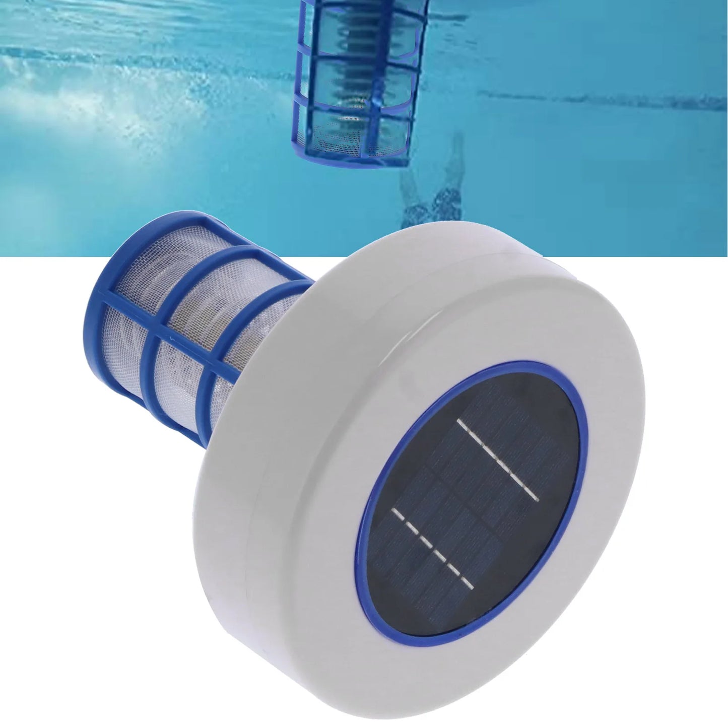 Solar Powered Pool Lonizer Cleaner