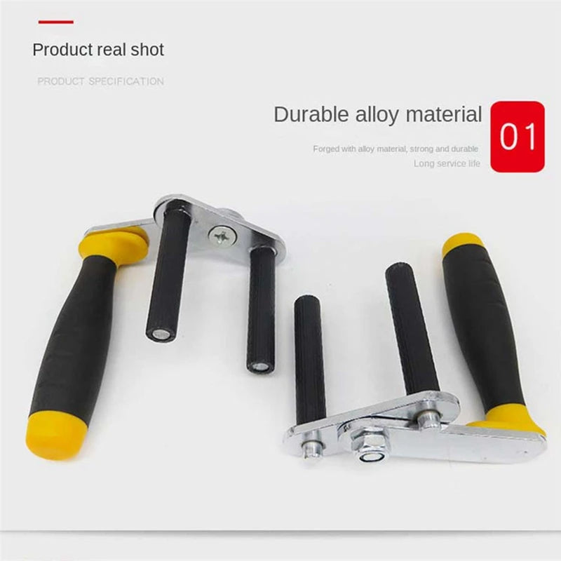 1 Para Narzędzi do Przenoszenia Paneli Uchwytów do Przenoszenia Ładunku Przenośny Chwytak Transporter do Płyt Kartonowo-Gipsowych