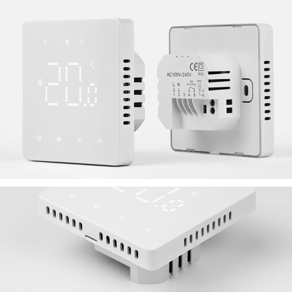 Termostat pokojowy Tuya Wifi System ogrzewania podłogowego Regulator termiczny do pieca gazowego Ogrzewanie elektryczne z Alexa Google Home