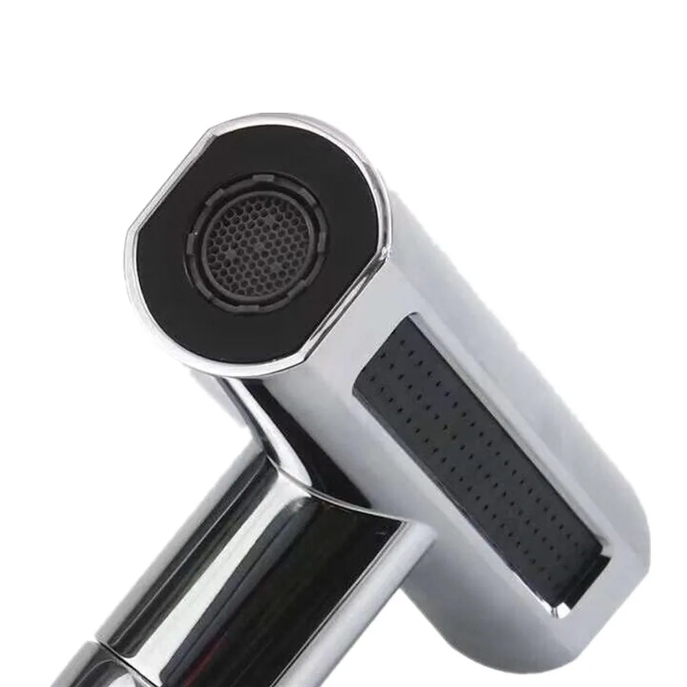 4 modes d'extension de robinet : pulvérisateur d'évier de cuisine avec cascade, bulleur et fonctionnalités anti-éclaboussures pour lavabo de salle de bain