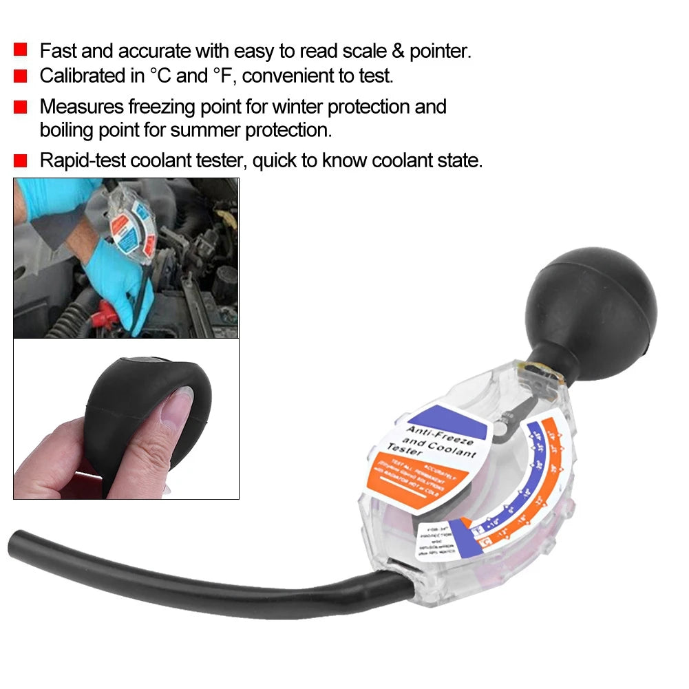 Tester Antigelo ad Alta Precisione Tipo a Quadrante - Densimetro Portatile per Refrigerante
