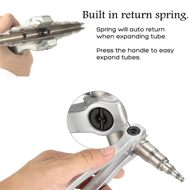 Outil d'expansion manuel de tuyau d'expansion de Tube de cuivre mou pour réparer le tuyau de climatiseur de réfrigération de connexion 6mm-22mm