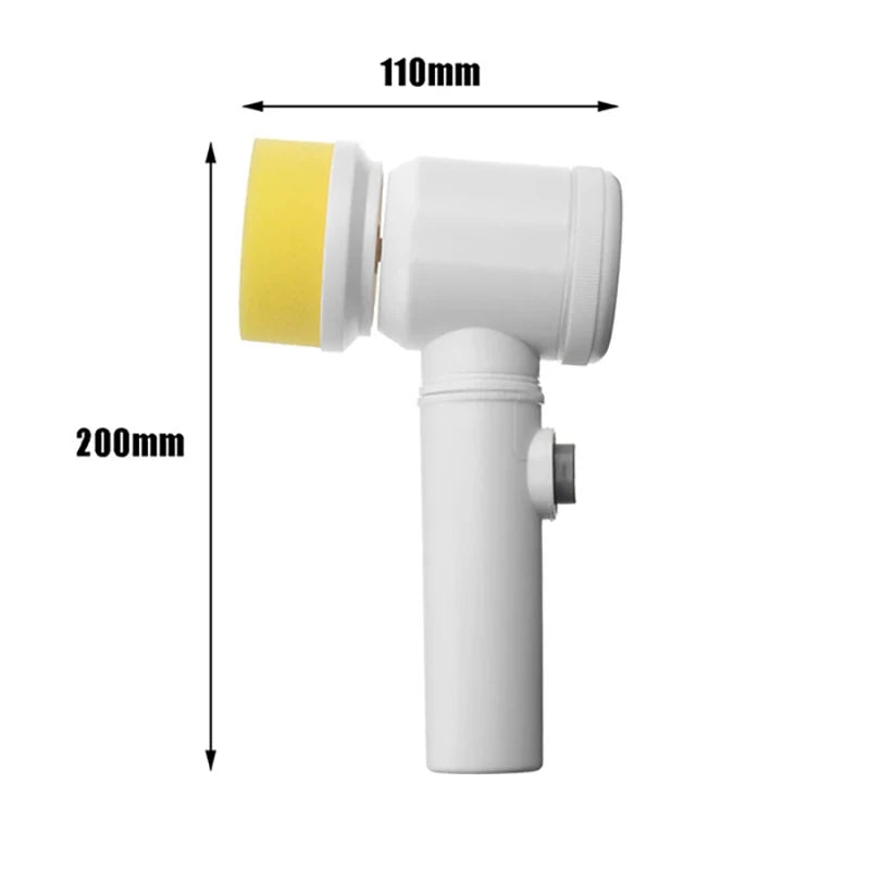 USB Rechargeable Multi-Functional Electric Cleaning Brush for Kitchen, Bathroom, and Bathtub