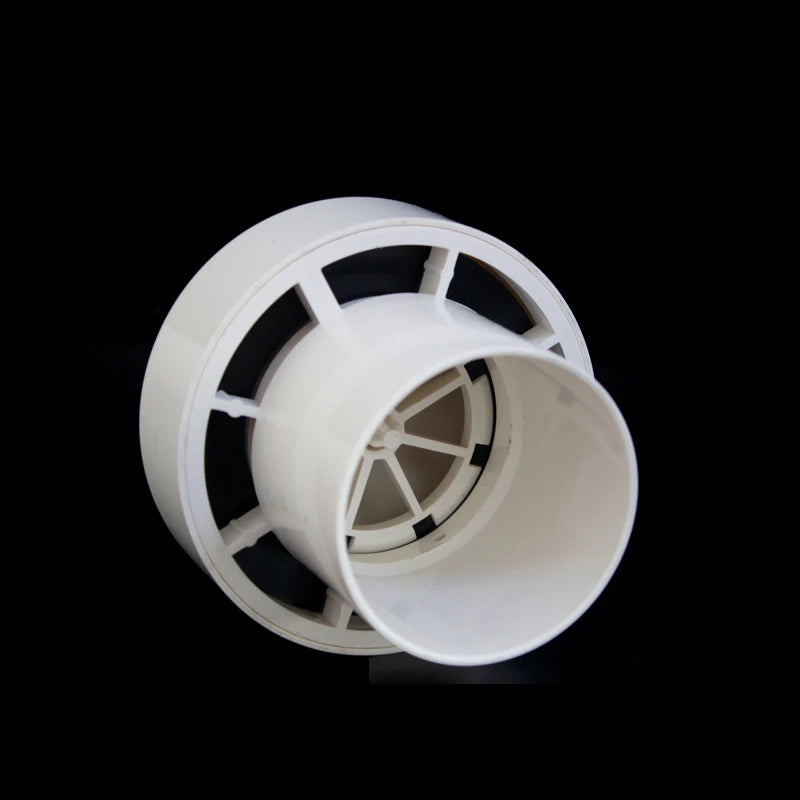 Valve de succion en PVC de haute qualité avec drainage, ventilation automatique et échange d'air 50 75 110 160 Capuchon de pluie multifonctionnel