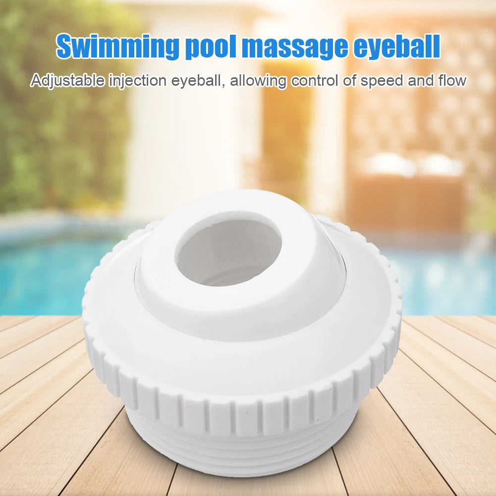 Pool Jet Nozzles Directional Flow Eyeball Inlet Pool Fittings Bathtub Sprayer Replacement Parts