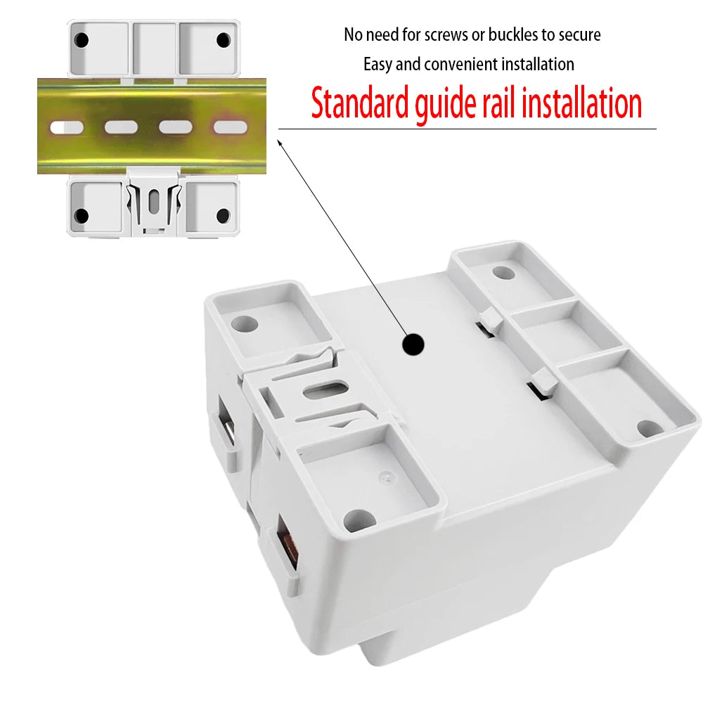 63A Tuya WIFI Smart Life Voltmètre AC170-270V Ampèremètre Wattmètre Compteur de consommation électrique Compteur KWH Compteur d'énergie