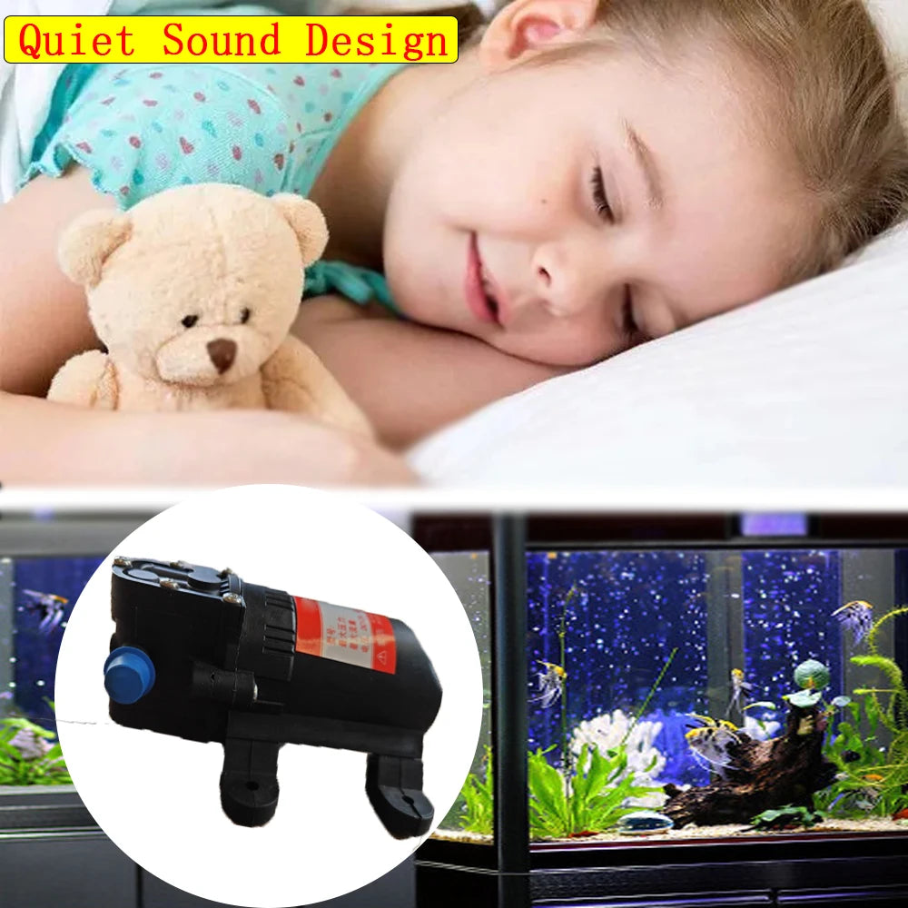 12 V, 2,0 A, 0,48 MPa, 3,5 l/min, tragbare elektrische Wasserpumpe, Umwälzpumpe für Garten und Bauernhof