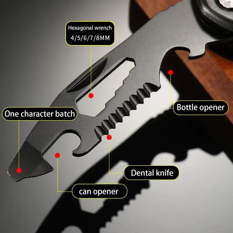 Pince Multifonctionnelle Multitool (Marteau à Claw, Couteau, Coupe-fil)