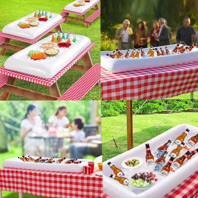 Inflatable Ice Bar and Salad Buffet Floating Cooler