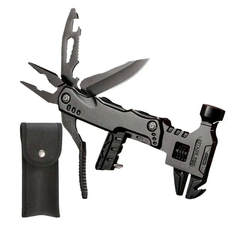 Pince Multifonctionnelle Multitool (Marteau à Claw, Couteau, Coupe-fil)