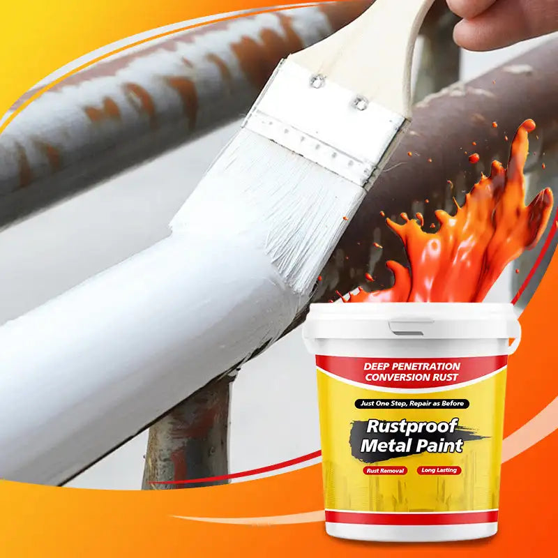 Peinture métallique antirouille, 260g, imperméable, à base d'eau, pour rénovation en acier, Anti-corrosion, pour garde-corps de porte en fer, rénovation de voiture