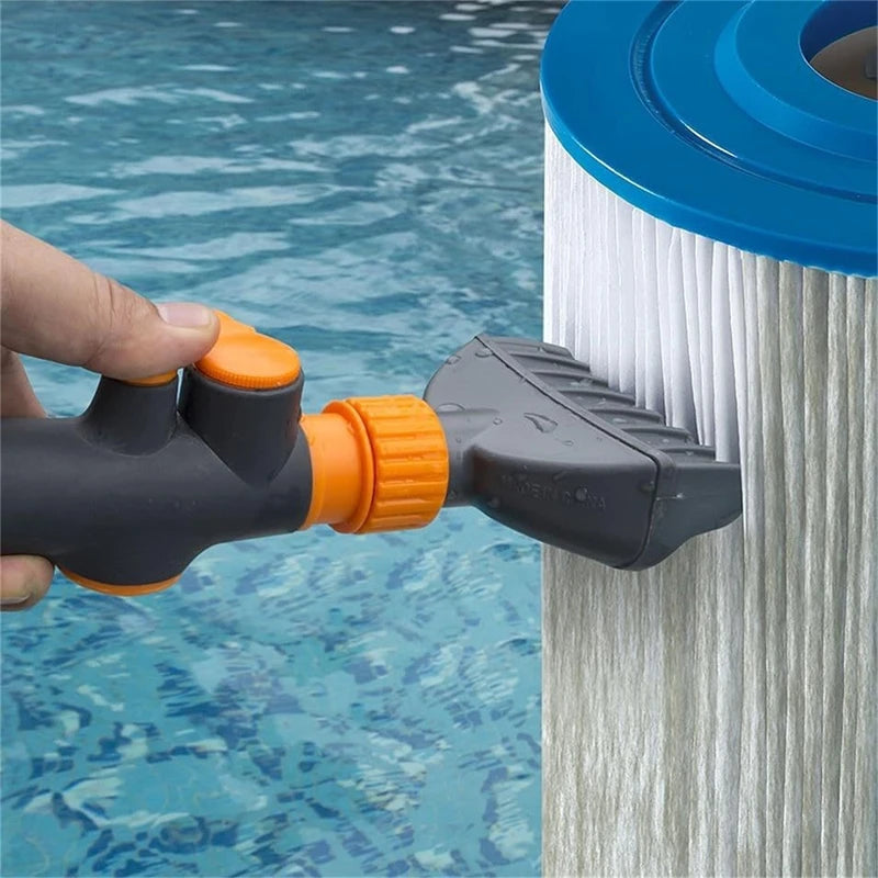 Czyściciel wkładów filtra do basenów i spa ręczny Usuwa zanieczyszczenia i brud z narzędzi do czyszczenia szczotek do wanny z hydromasażem