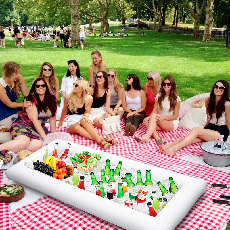 Inflatable Ice Bar and Salad Buffet Floating Cooler