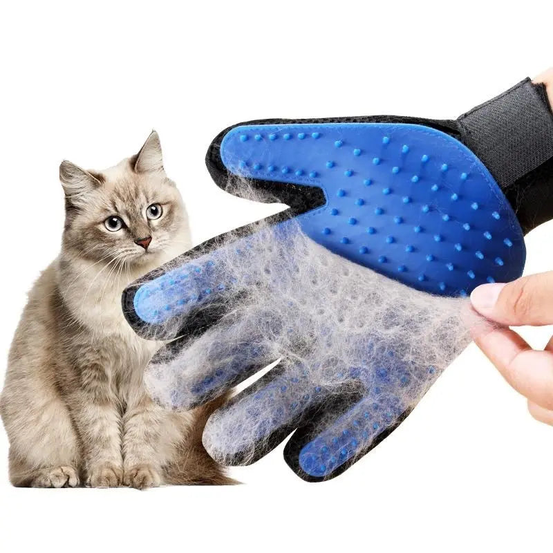 Guanti in Silicone per la Rimozione dei Peli di Cani e Gatti - Guanti da Toelettatura Resistenti