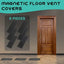 2PCS Floor Vent Covers for Rectangular Vent Screens Strong Magnetic Anti-Insect Plastic Covers for Mesh Floor Hostings
